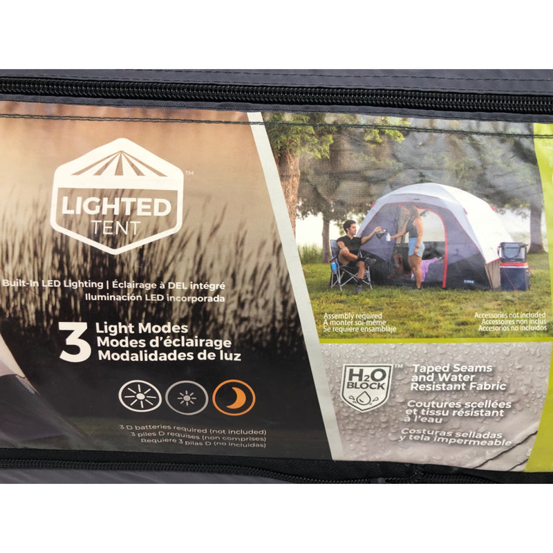 CORE 6-person Lighted Dome Tent