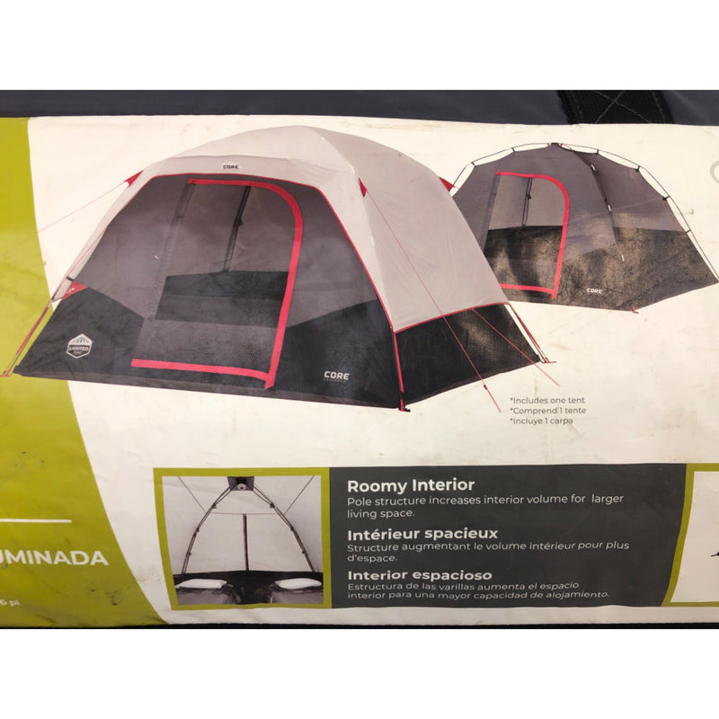 CORE 6-person Lighted Dome Tent