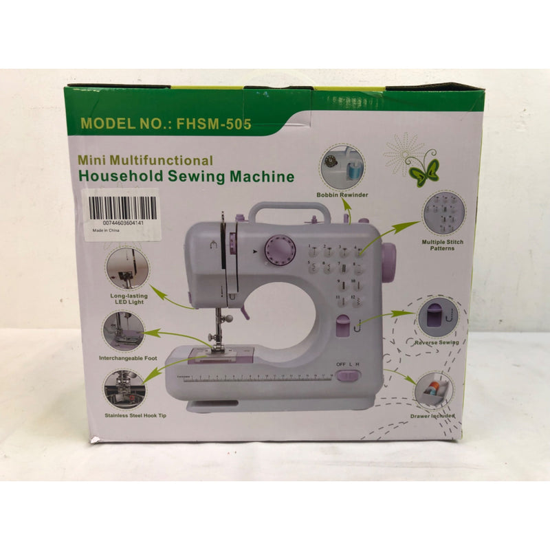 BCOOSS Sewing Machine for Beginner Multi-Functional Machine,12 Built-in Stitches