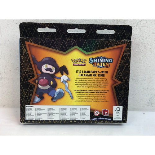 Pokemon TCGShining FatesMad Party Pin Collection, Galarian Mr. Rime