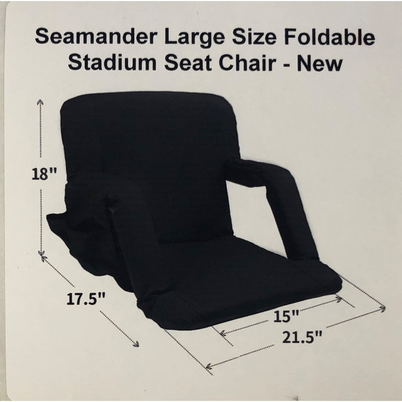 Seamander Large Size Foldable Stadium Seat Chair
