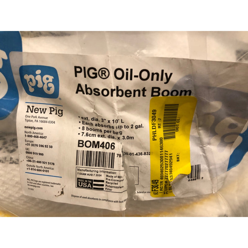 New Pig Oil-Only Absorbant Boom