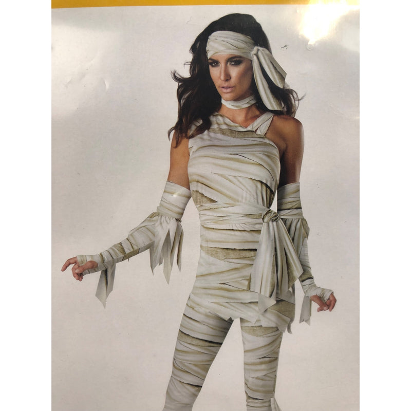 Mummy Halloween Costume for Adults, Womens Size L, by Way to Celebrate