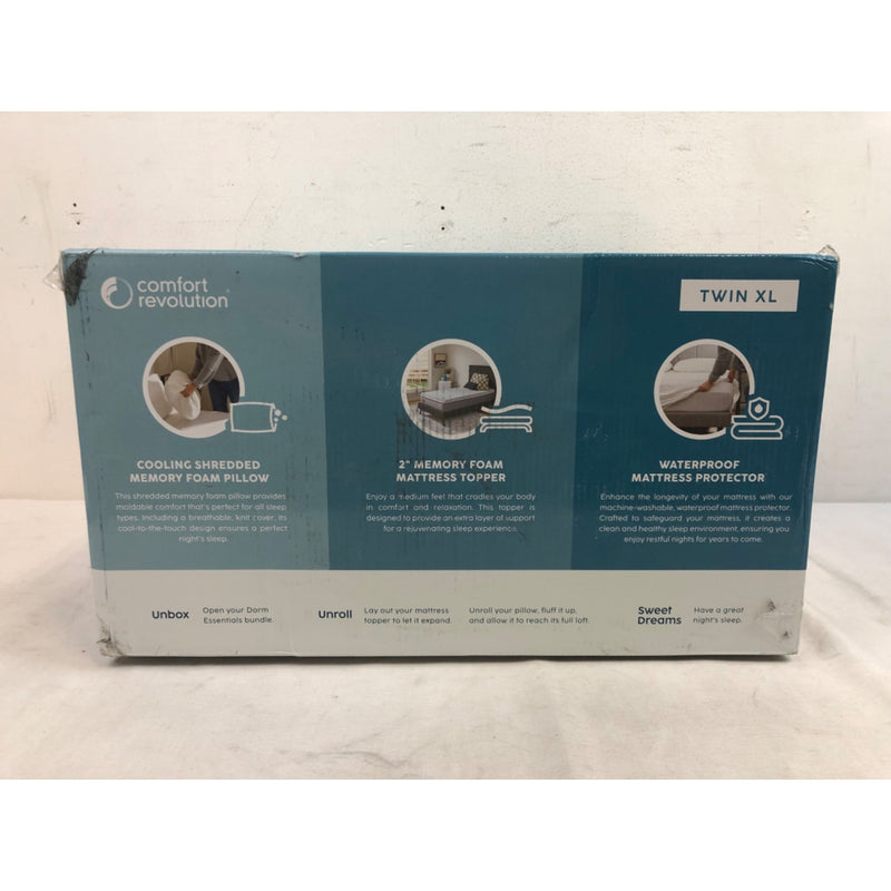 Comfort Revolution Dorm Essentials Twin XL Sleep Bundle