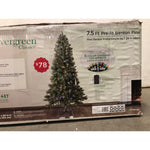 Evergreen Classics 7.5ft Pre-Lit Benton Pine Artificial Christmas Tree