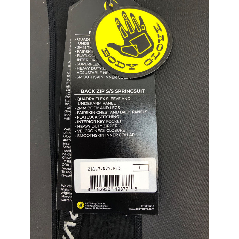 Body Glove Body Glove Pro 3 2/1mm Back Zip Spring Suit for Men, Large