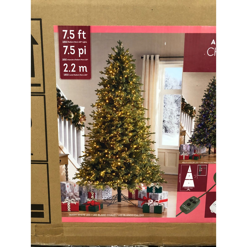 7.5ft Pre-Lit Radiant Micro LED Artificial Christmas Tree