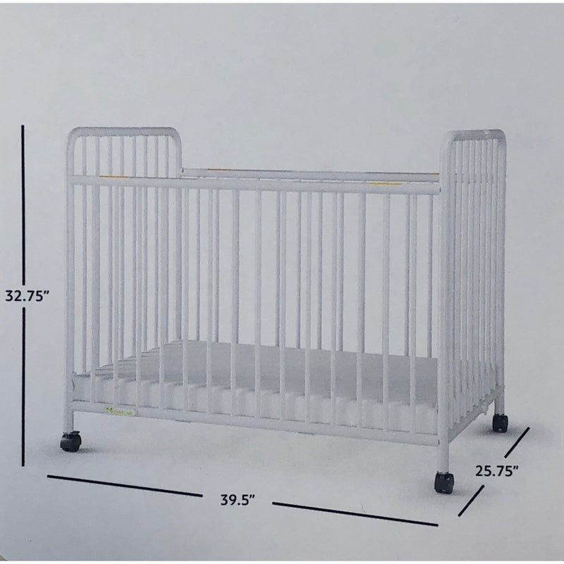 Child Craft Little Dreamer Metal Folding Compact Crib