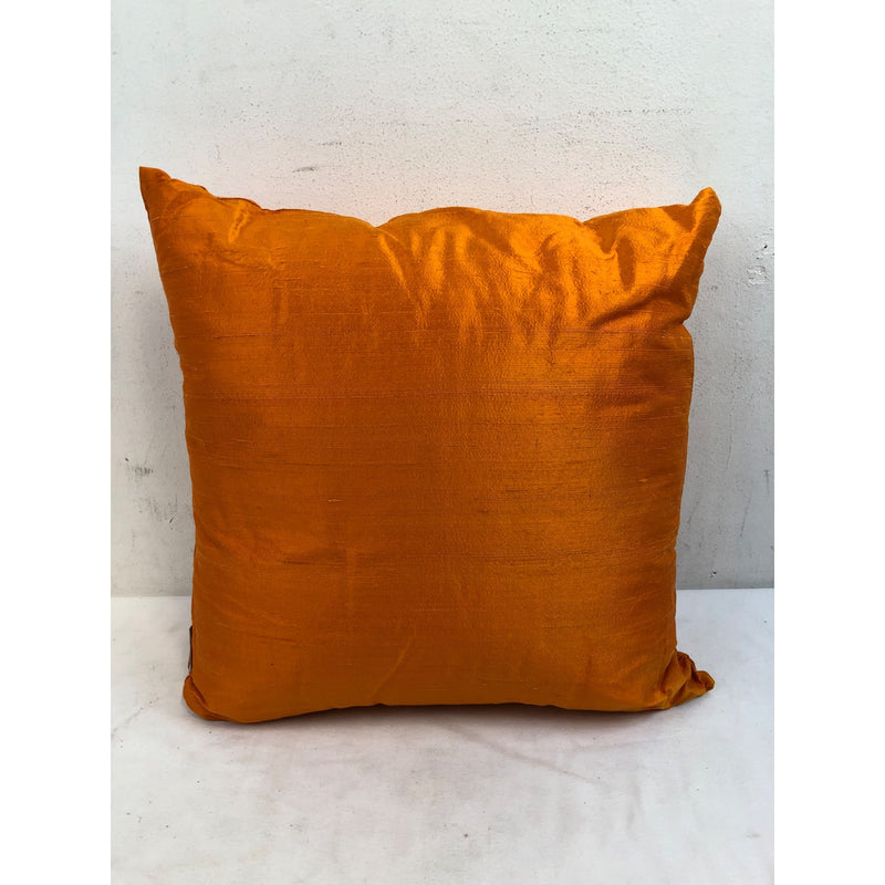 Sankara Orange Throw Pillow, 16in Square
