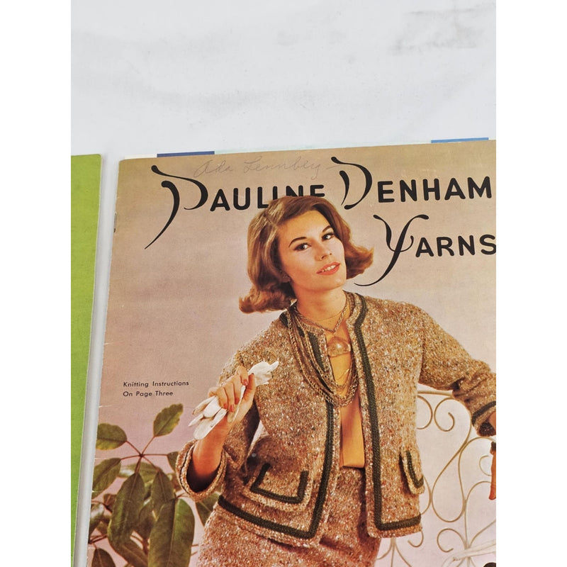 Reynolds & Pauline Denham Yarns Knit Crochet Pattern Magazine