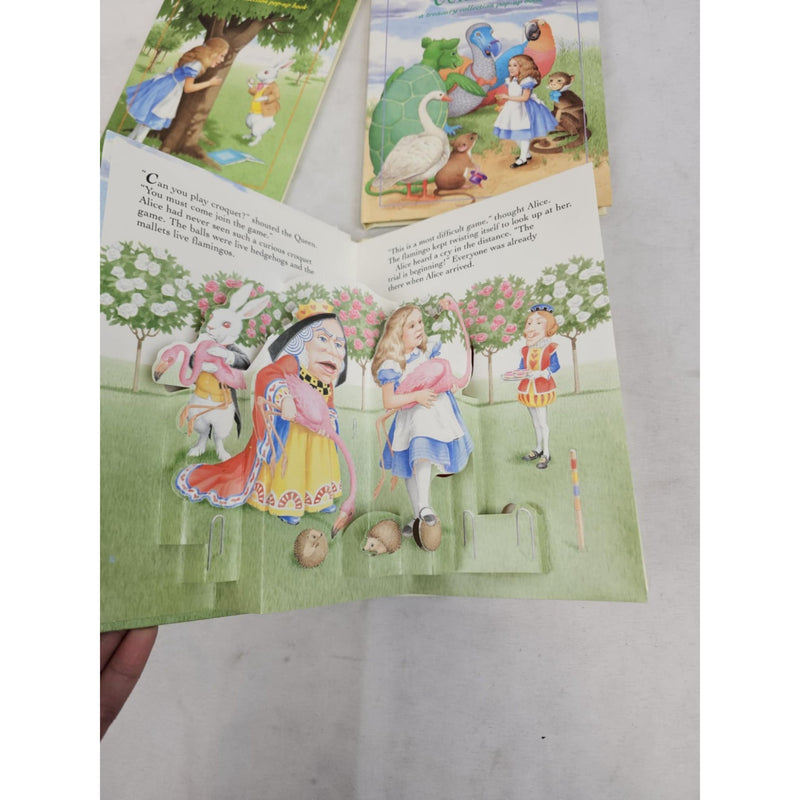 Alice in Wonderland, Four Pop-up Books, Treasury Collection