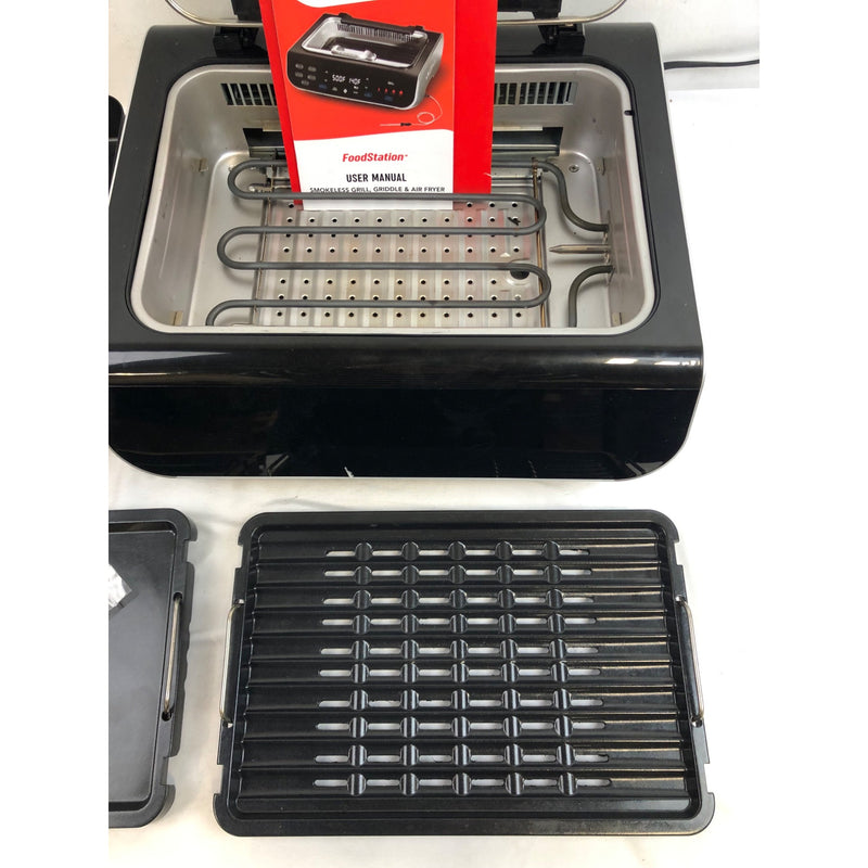 Gourmia FoodStation Smokeless Grill, Griddle, & Air Fryer