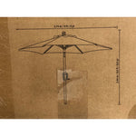 Seasons Sentry 9ft Anodized Commercial Umbrella, Light Brown