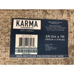 Karma Rug, 5ft3inx7ft, Nadeen Gray