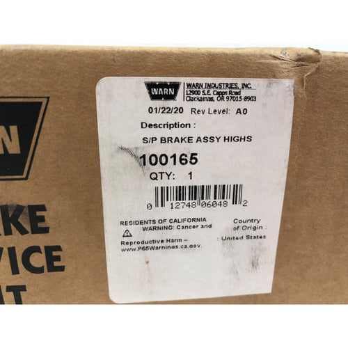 WARN S/P Brake Assy Highs, 100165
