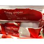 Universal Copy Paper, 92 Brightness, 20lb, 8-1/2 x 11, White, 5000 Sheets/Carton