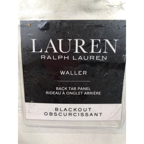 Lauren Ralph Lauren Waller Blackout Back Tab/Rod Pocket Single Curtain Panel
