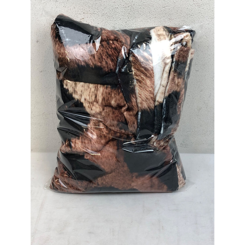 Brown Leopard Throw Blanket, Cheetah Print Blanket, Twin Flannel, 60in x 80in