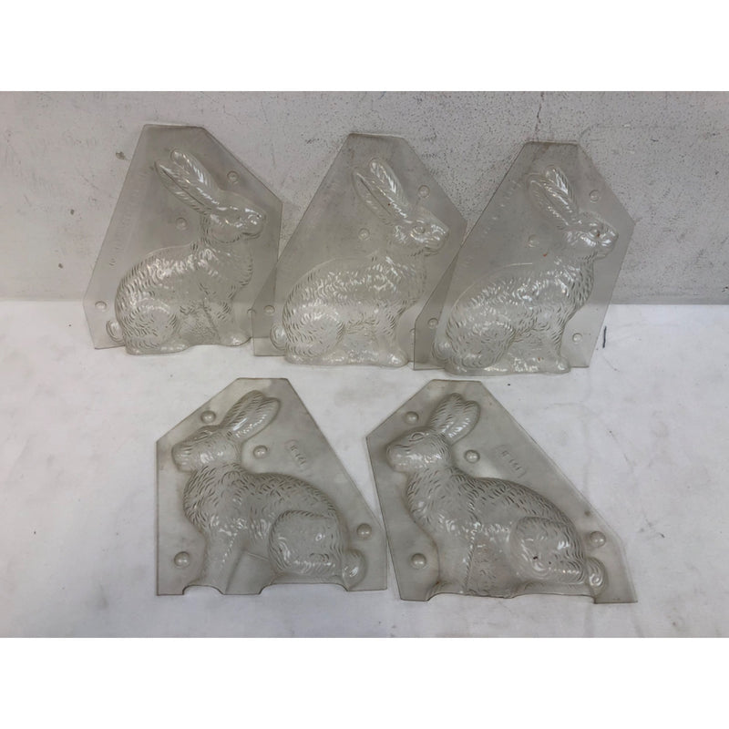 Tomric Plastics Hard Plastic Assorted Bunny Molds