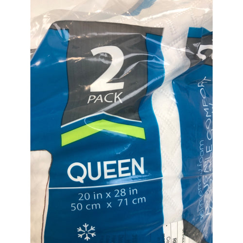 Purelux Gel Memory Foam Pillow, 2-pack, Queen