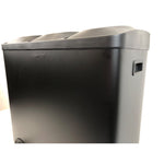 Step N Sort 16 Gal 3 Compartment Stainless Steel Kitchen Garbage Can, Black