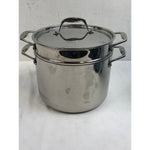 3 pc Kirkland 8 quart Stock Pot with Pasta Insert Strainer and Lid