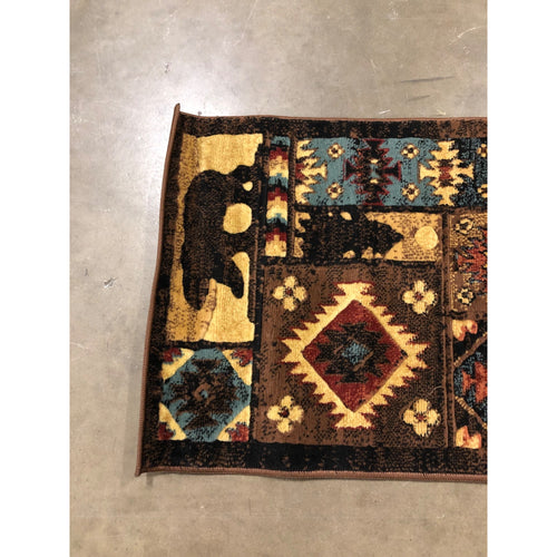 Home Dynamix Buffalo Bear Rustic Area Rug, 1ft 10in x 6ft 10in