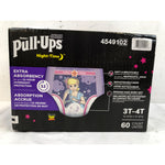 Pull-Ups Girls Night-Time Training Pants, 3T-4T, 60 Ct