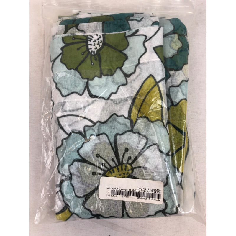 Single Sheer Curtain Panel, 84in x 50in, Heather Dutton Tropical Bloom