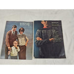 Bernat & Bernat Reglans Knit Crochet Vintage Magazines 2 Issues