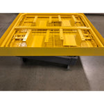 AS IS - Vestil WP-3737-FD Fold-Down Work Platform, 37inx37, Powder Coat Yellow