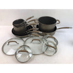 Circulon Premier Professional 13-piece Hard Anodized Cookware Set, Bronze