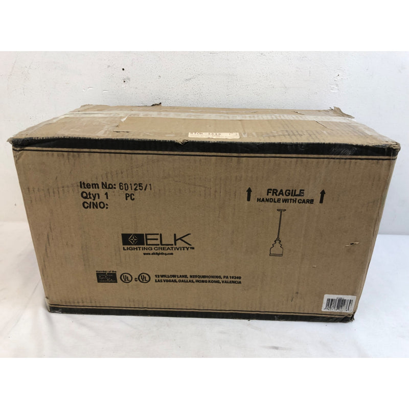 Elk Transitional Sheffield 1 Pendant Light, Oil Rubbed Bronze 60125/1