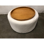 Beautiful Drew Stowaway Coffee Table with Storage by Drew Barrymore, Cream