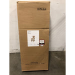 Linon Rylan 30in Bar Stool, Rustic Graywash/Beige