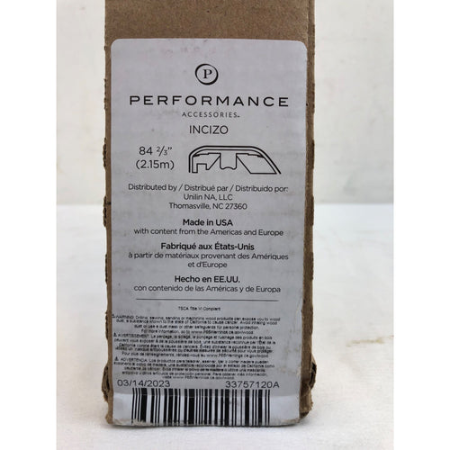 Performance Accessories Laminate Molding, 4 in 1, Charcoal, 84 2/3inch