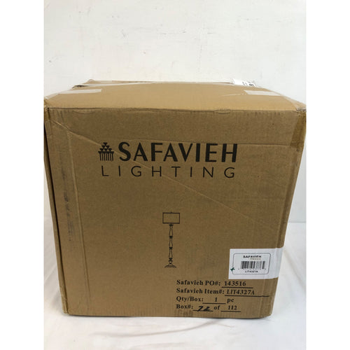 SAFAVIEH Lighting 62-inch Bessie Candlestick White Floor Lamp
