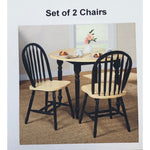 Simple Living Carolina Solid Wood Spindle Dining Chairs, Set of 2