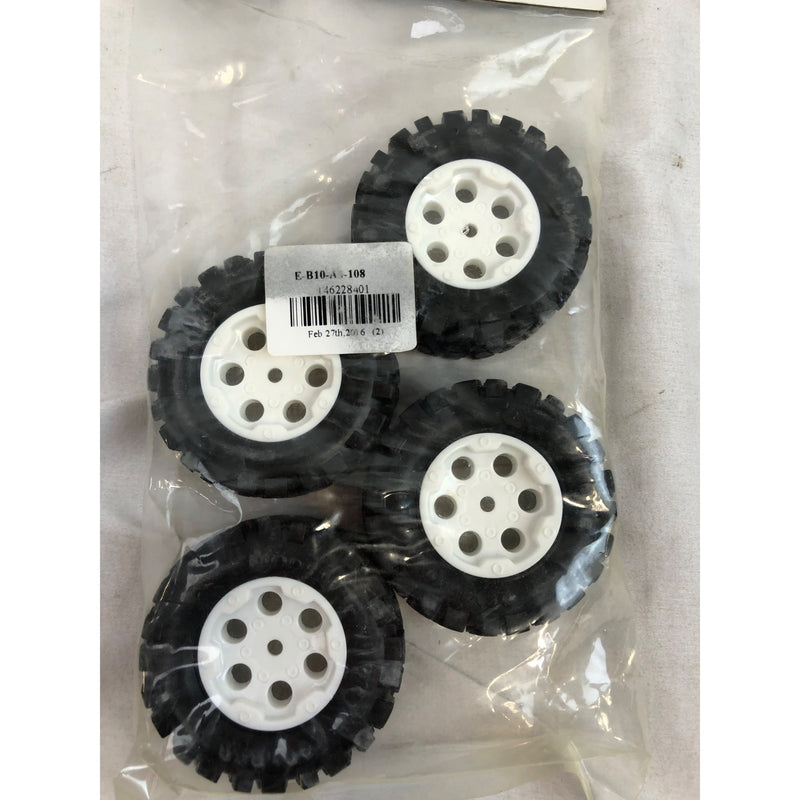 4WD Racing Tires, Pack of 4, 12mm Hex, 26x16x38, R69