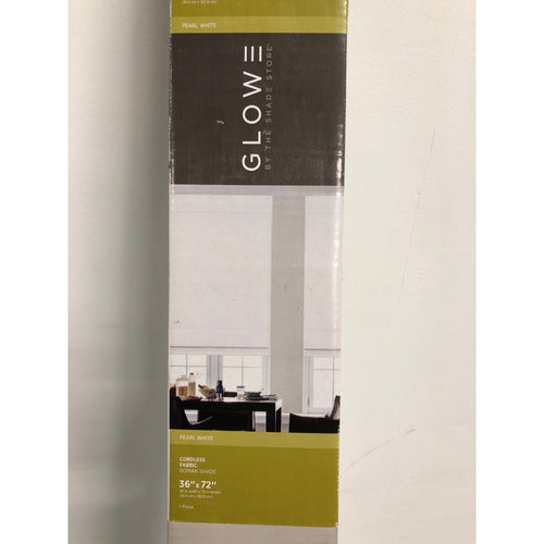 GLOWE Cordless Blackout Roller Shade in Pearl White 36" X 72"