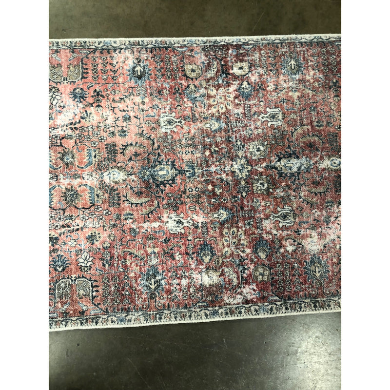 HOLI Area Rug, Oriental Persian, Pale Pink, 2ft 7in x 10ft