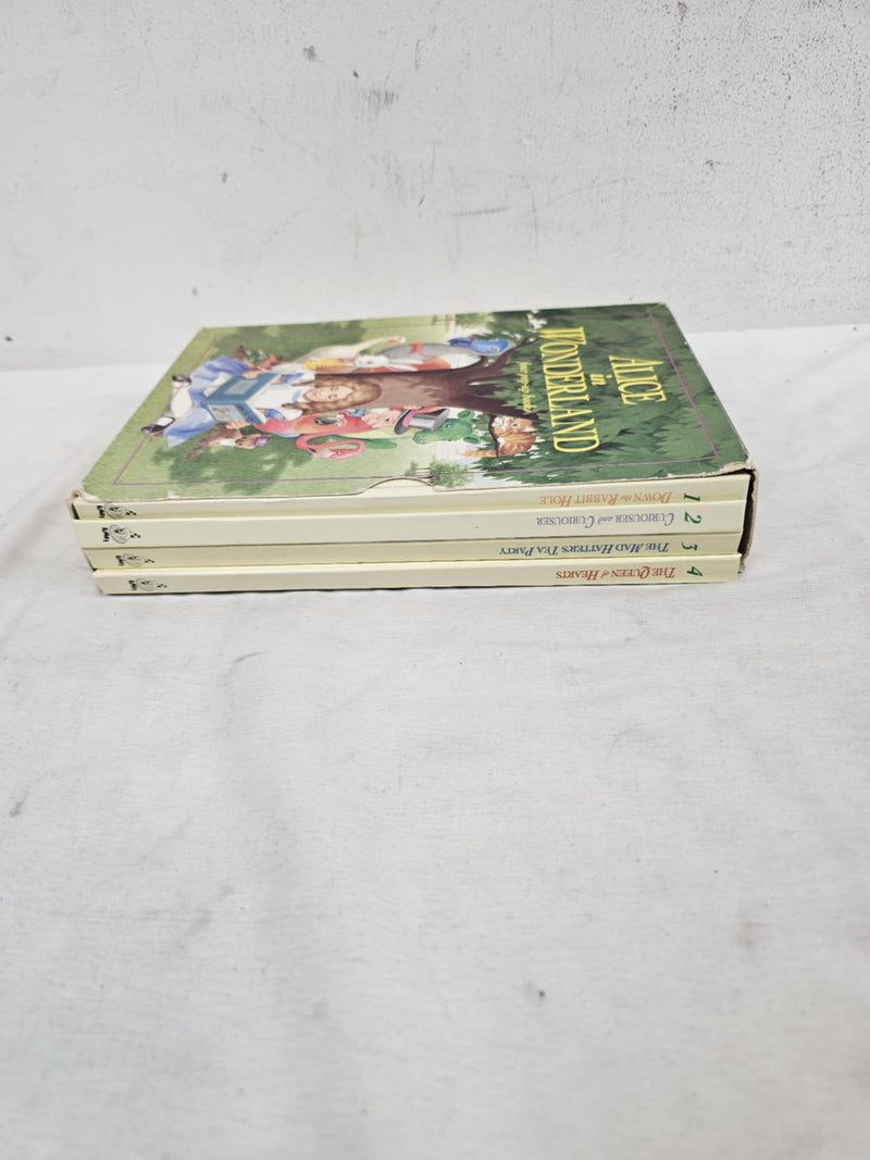 Alice in Wonderland, Four Pop-up Books, Treasury Collection
