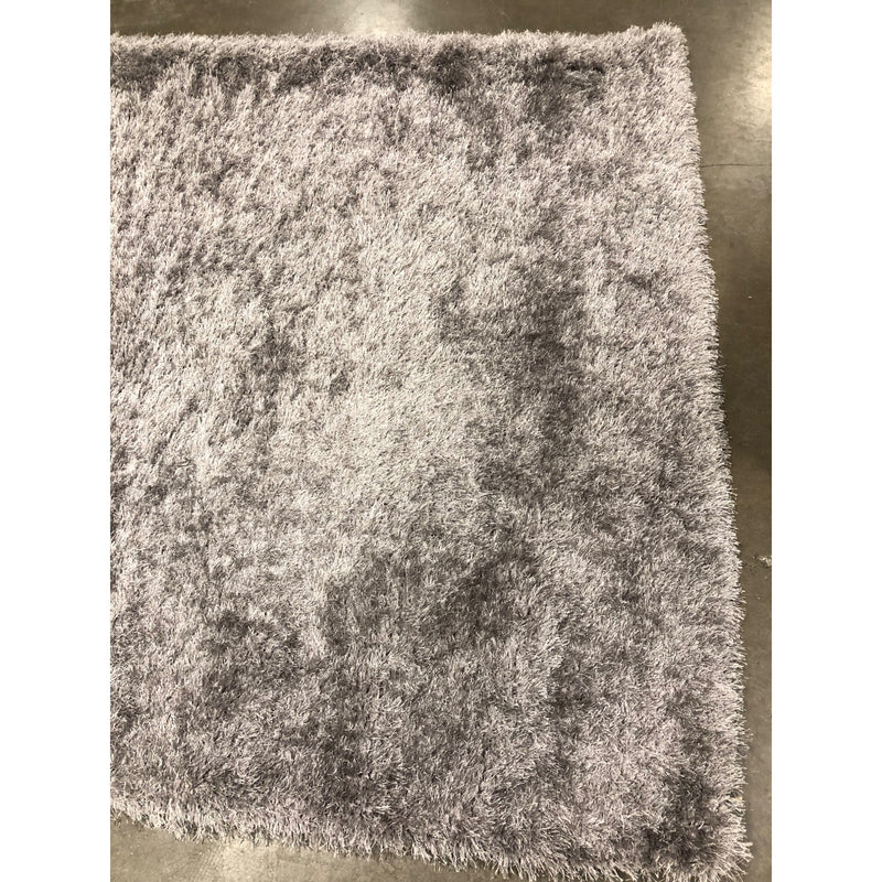 Soft Shag Rug For Bedroom & Living-Room Glossy Yarn, 6ft7in x 9ft6in, Gray