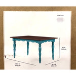 The Pioneer Woman Dining Table, Teal