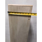 AS IS - Dogberry Rough Hewn Fireplace Mantel Shelf, Unfinished, 60in x 9in