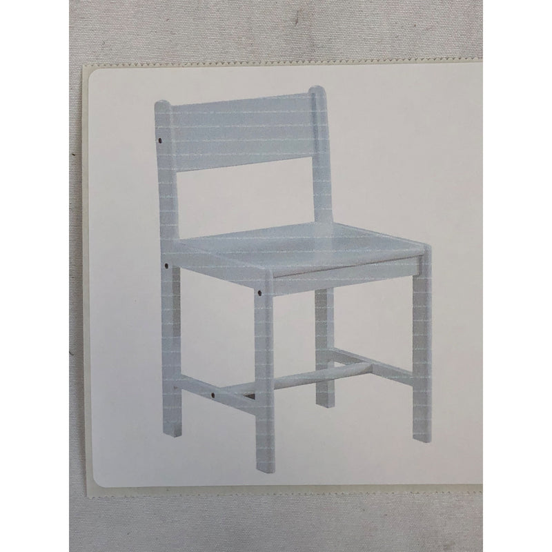 Low Rise Wooden Side Chair In White Finish- Saltoro Sherpi