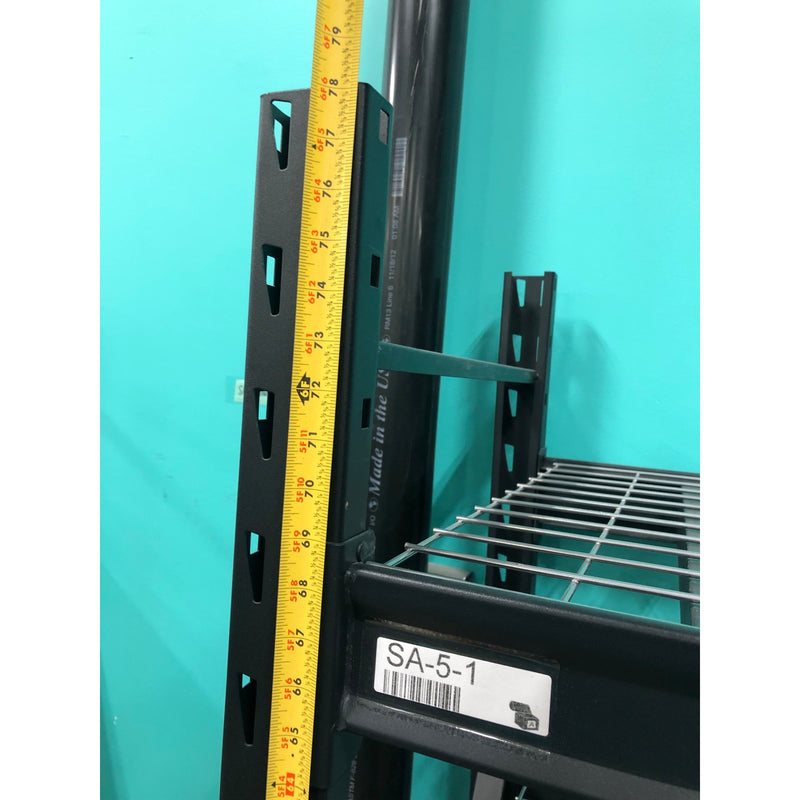 4-Shelf Metal Industrial Freestanding Garage Shelving Unit