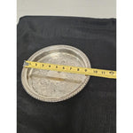 Vintage Wm Rogers Silver Plate Serving Tray, 670, Reticulated