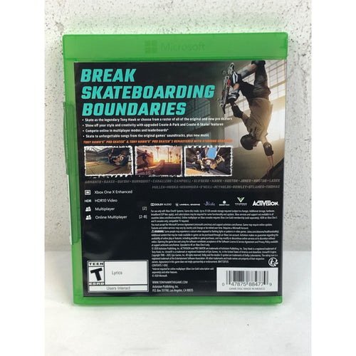 Activision Tony Hawks Pro Skater 1 and 2, Activision, Xbox One, 047875884779