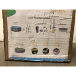 Funsicle 14 ft Oasis Round Above Ground Metal Frame Swimming Pool